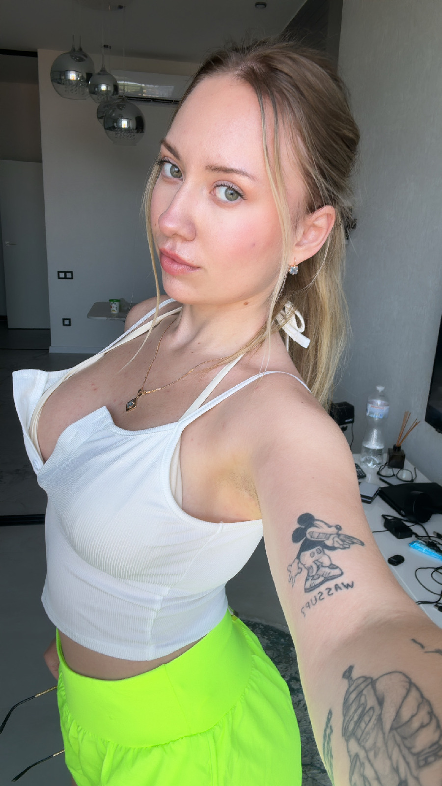 KateV in her underwear in Halapa-Enriquez